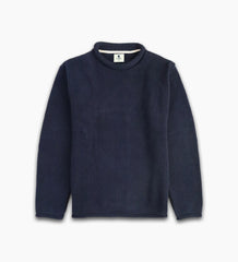 Newport Roll Neck Sweater in Navy