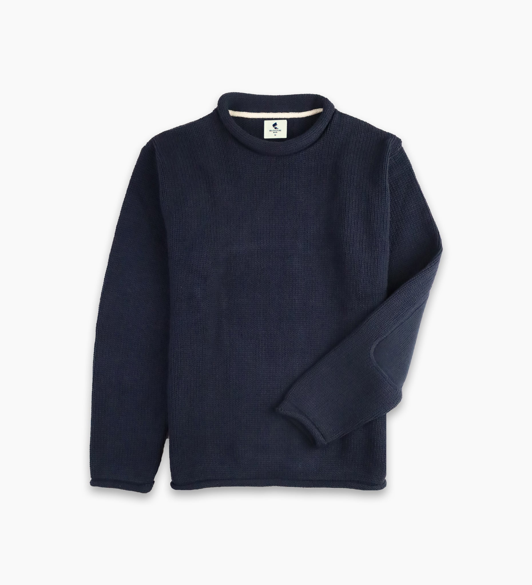 Newport Roll Neck Sweater in Navy – SEA CULTURE