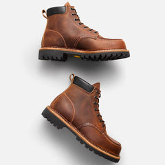 Men’s Red Wing 6-inch Norway Moc Boot in Copper Rough & Tough