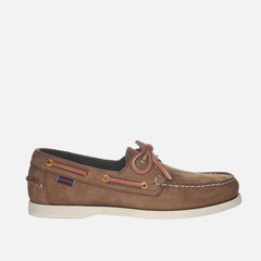 Sebago Portland Brown Nubuck Boat Shoe