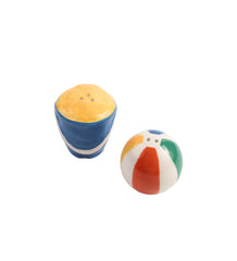 Item #110 Beach Ball & Bucket Shakers