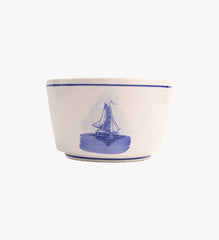 Vintage Dutch Deft Blue and White Windmill/Sailboat Bowl