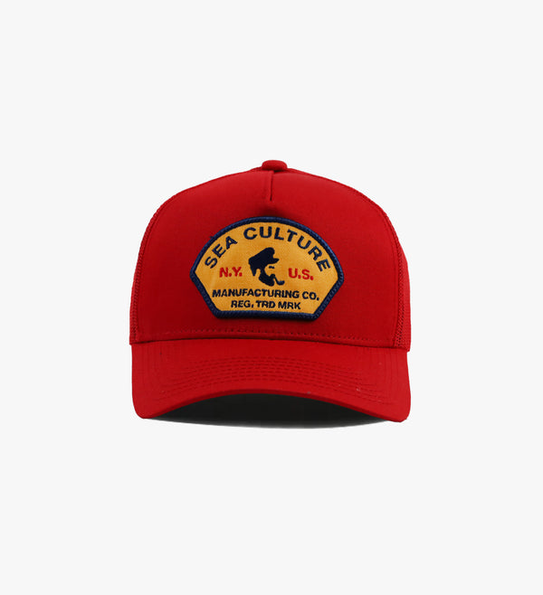 Manufacturing Trucker Hat - Red