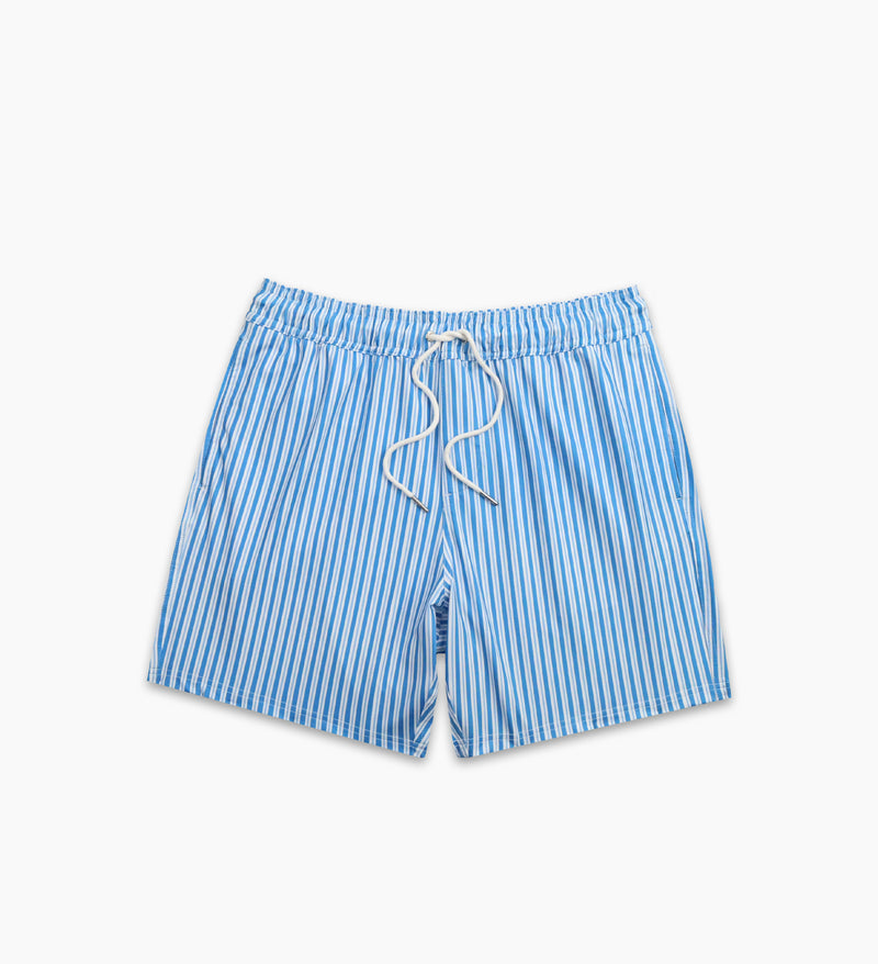 Riviera Swim Trunk - Blue Stripe
