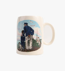 Vintage Normal Rockwell " Looking out to Sea " Mug