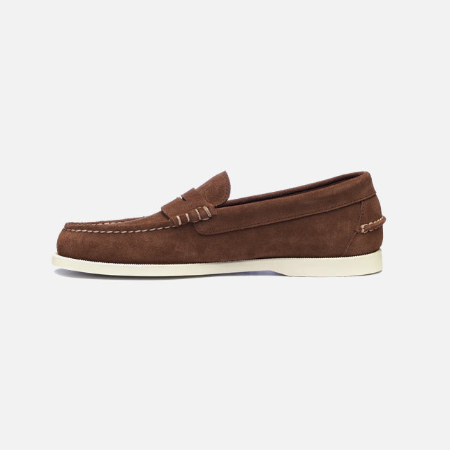 Sebago Dan Boat Roughout Moc Dark Brown – SEA CULTURE