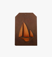 Wooden Sail Wall Hanging Plaque