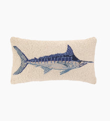 Blue Marlin Hook Pillow