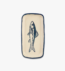 Bait & Tackle Long Sardine Serving Dish