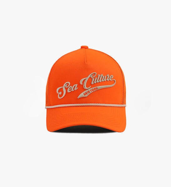 Sea Culture NY Hat - Sunset Orange – SEA CULTURE Sea Culture NY Hat - Sunset Orange – SEA CULTURE
