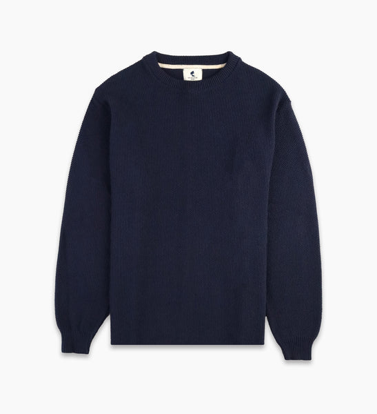 ニット・セーター POP TRADING COMPANY Men Sweater POPSS2506002 NAVY Pop Trading Company Navy Arch Sweater Pop Trading Company