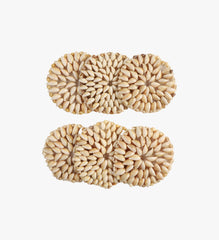 Set of 6 Vintage Shell Coasters