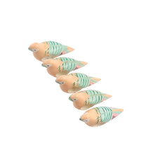 Item #27 Set of 5 Parrot Wood Hand Painted Napkin Holders