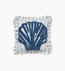 Coastal Shell Tufted Hook Pillow
