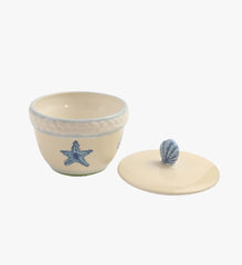 Vintage Trinket Nautical Beachcomber with Lid