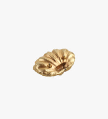 Vintage Gold Tone Shell Trinket Dish
