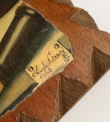 Item #114 Nautical Wood Ship Picture