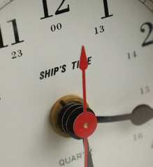 Antique Maritime Gimbaled Desk Clock