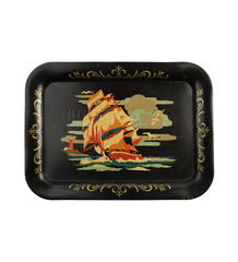 Item #104 Vintage Ship Tray