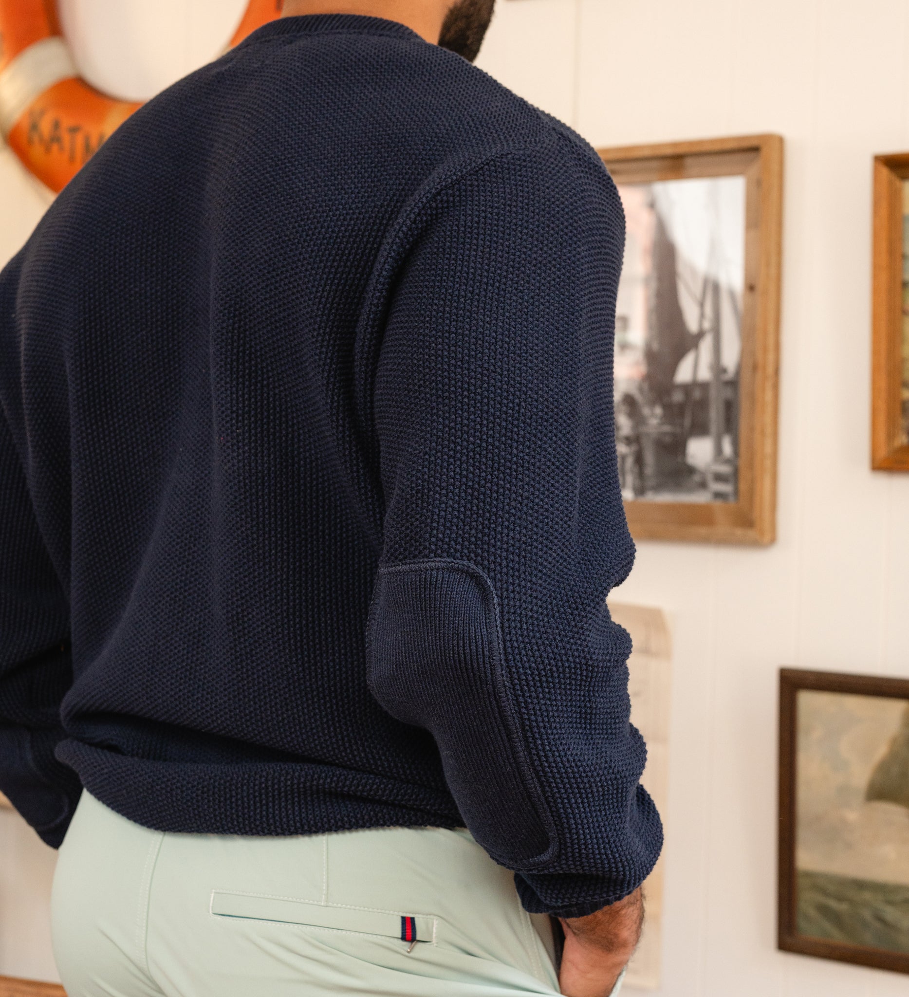 Men's Shoreline Sweater - Navy