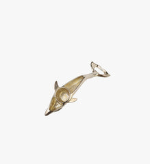 Vintage Silver Metal Dolphin Bottle Opener