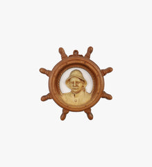 Sea Captain Wheel Wall Hanging