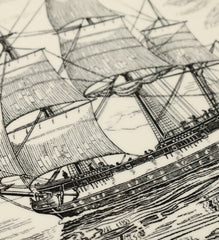 Historical Canadian Vessel's " H. M. S. Discovery" Plate