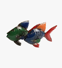 Vintage Tin Fish Set of 2
