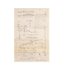 Item #8 Topsail Schooner "Eagle" Vertical Blueprint