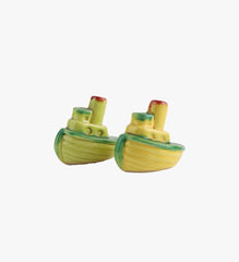 Vintage Tug Boat Salt & Pepper Shakers