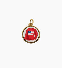 Lisa Roger’s Pendent - Red Sweater with American Flag