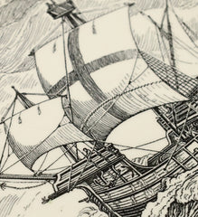 Historical Canadian Vessel's "The Mathew" Plate 1497