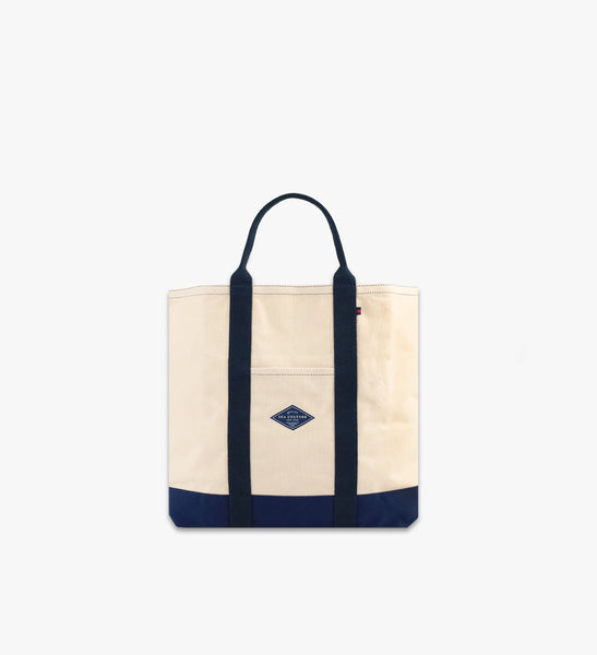 Windjammer Large Tote - Navy and Natural – SEA CULTURE