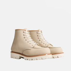 Red Wing Heritage 6-Inch Porter Moc - Blonde Nubuck 3496