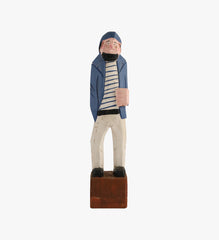 Vintage Large Wooden Sailor Statue